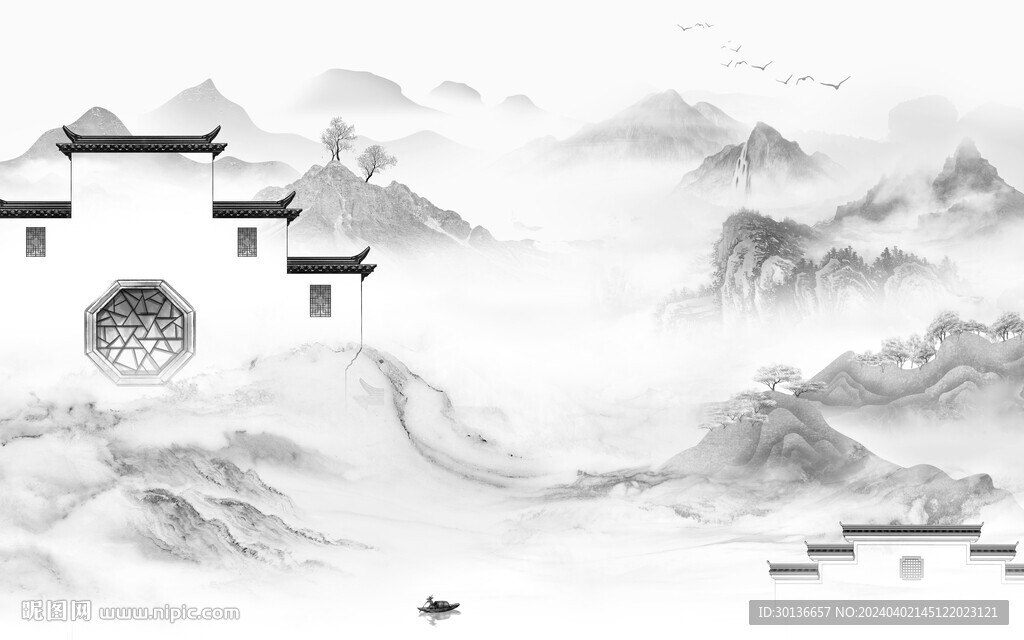 大氣 新傳灰色山水 TiF分層