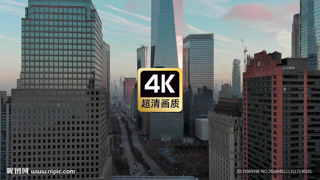 夕陽下海濱城鎮(zhèn)建筑群