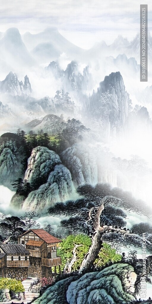中式 清晰玄關(guān)新畫(huà) TiF分層