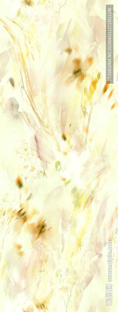 水彩亂花