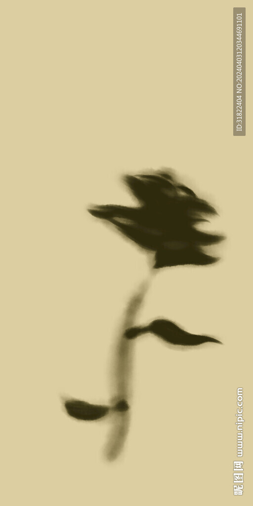 模糊花朵