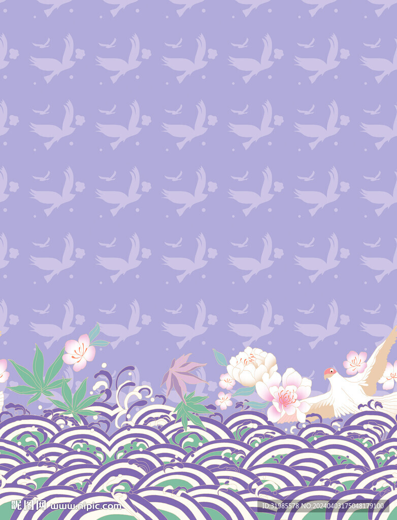 波浪小花