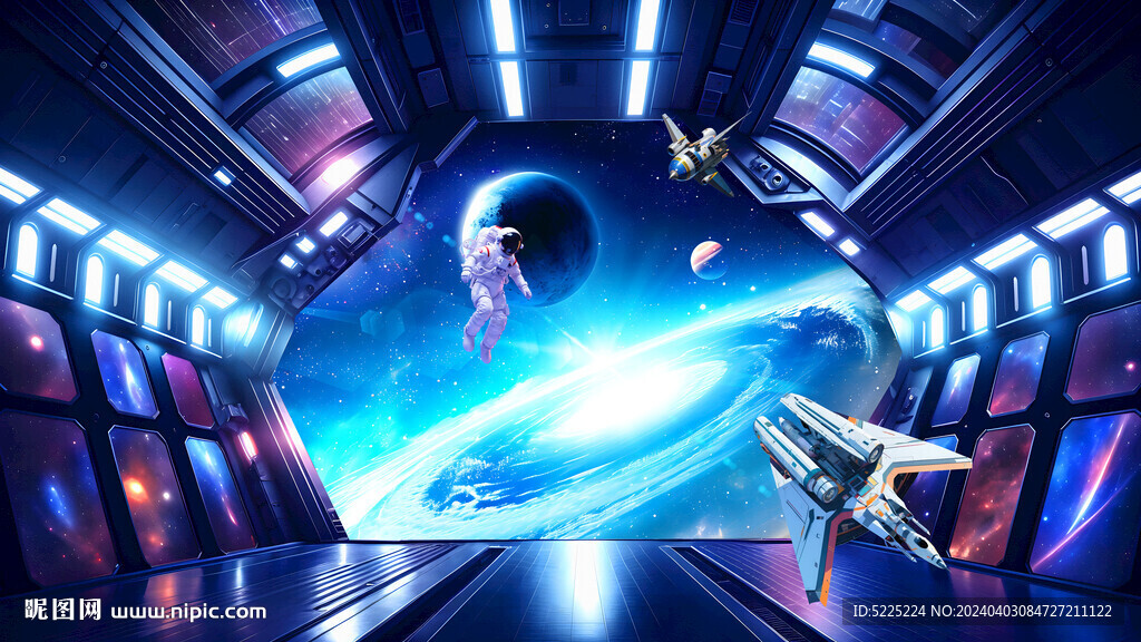 宇宙星空空間站