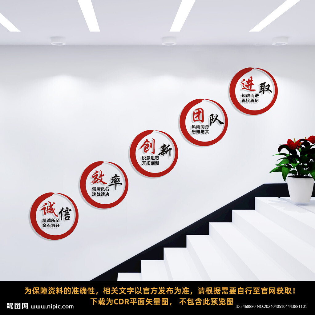 企業(yè)樓梯文化墻