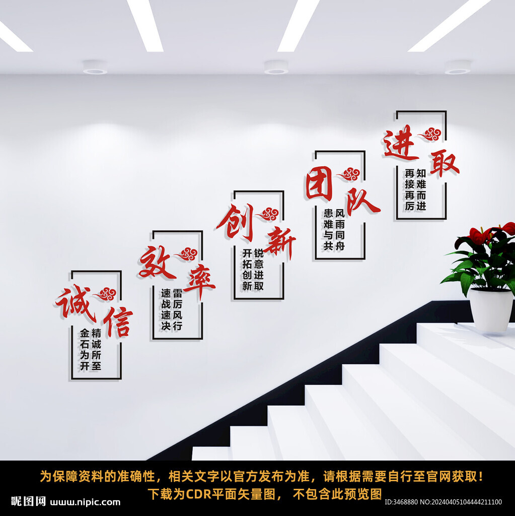 企業(yè)樓梯文化墻