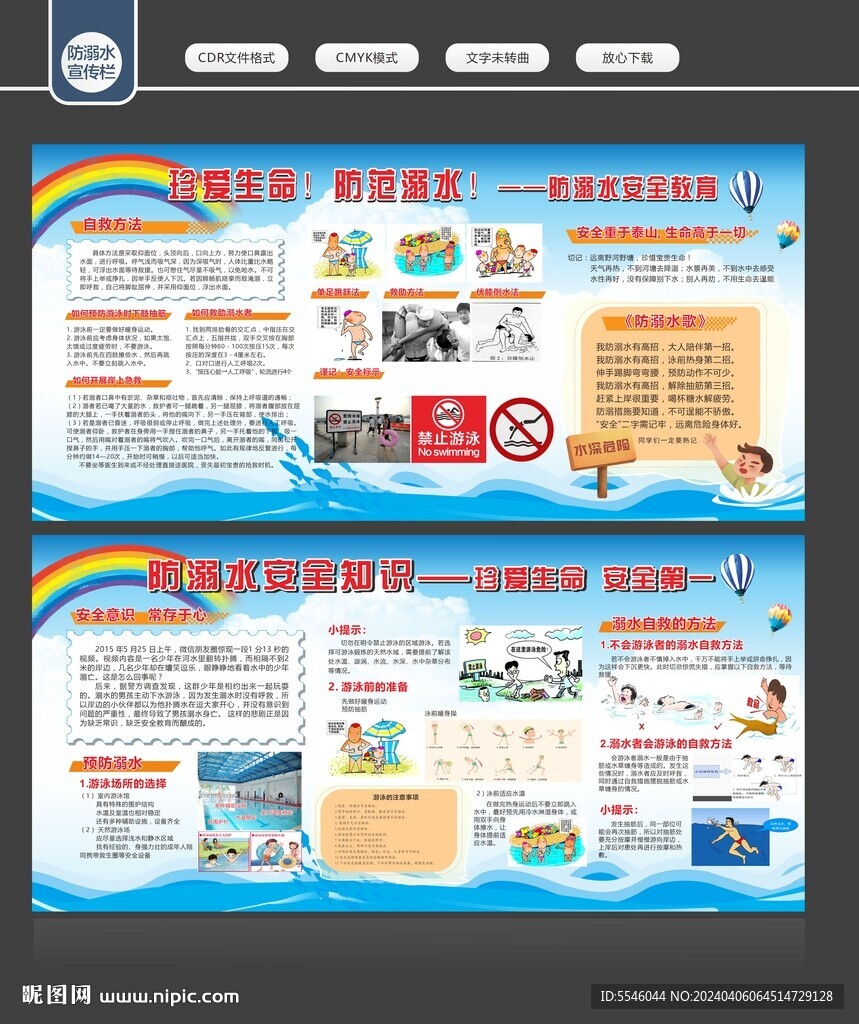 防溺水宣傳欄
