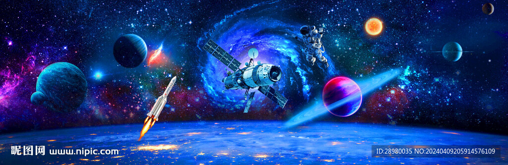 巨幅宇宙星空