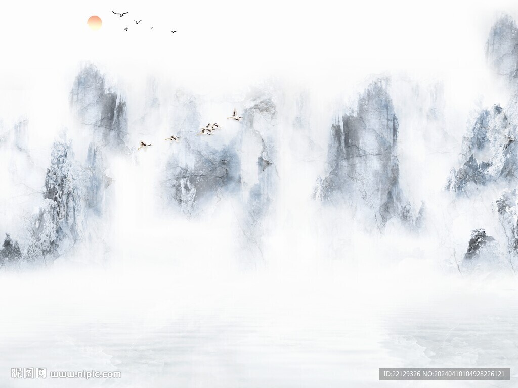 新中式水墨山水