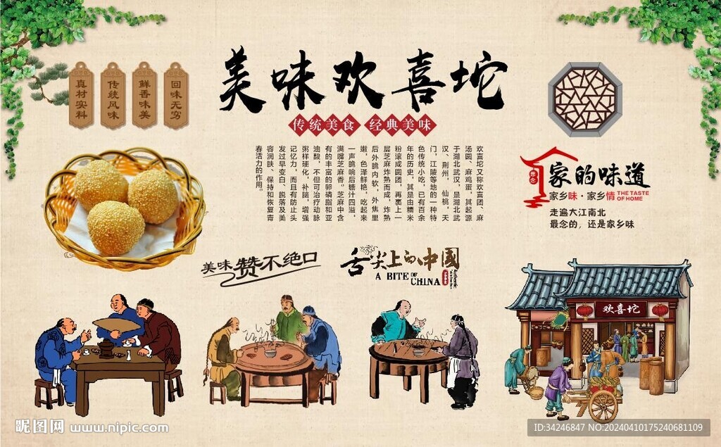 歡喜坨背景