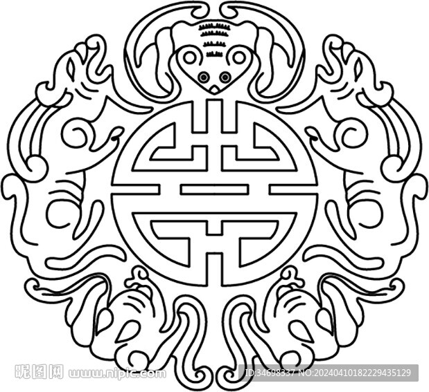 中式線稿