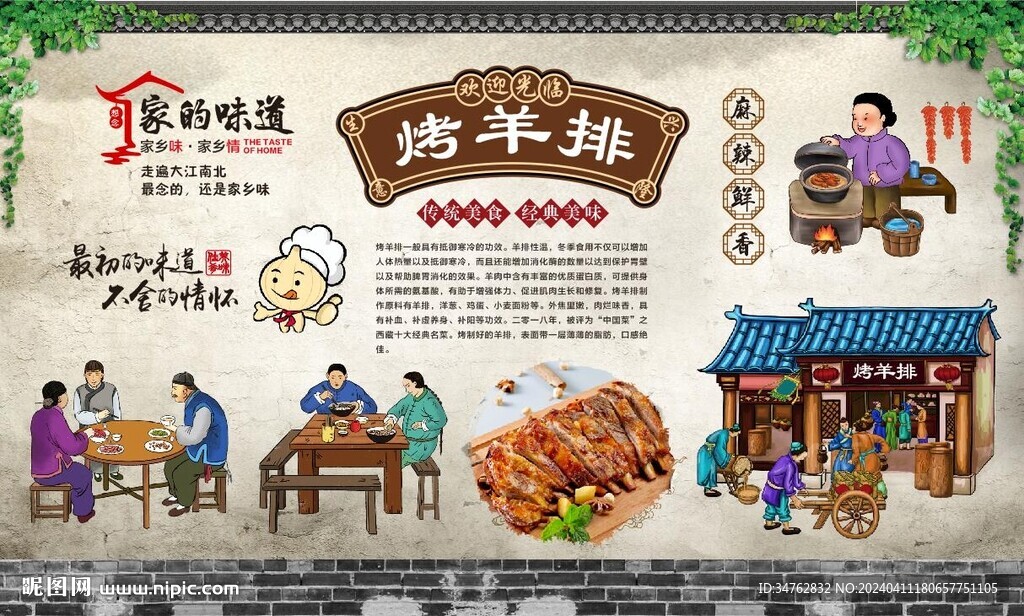 烤羊排
