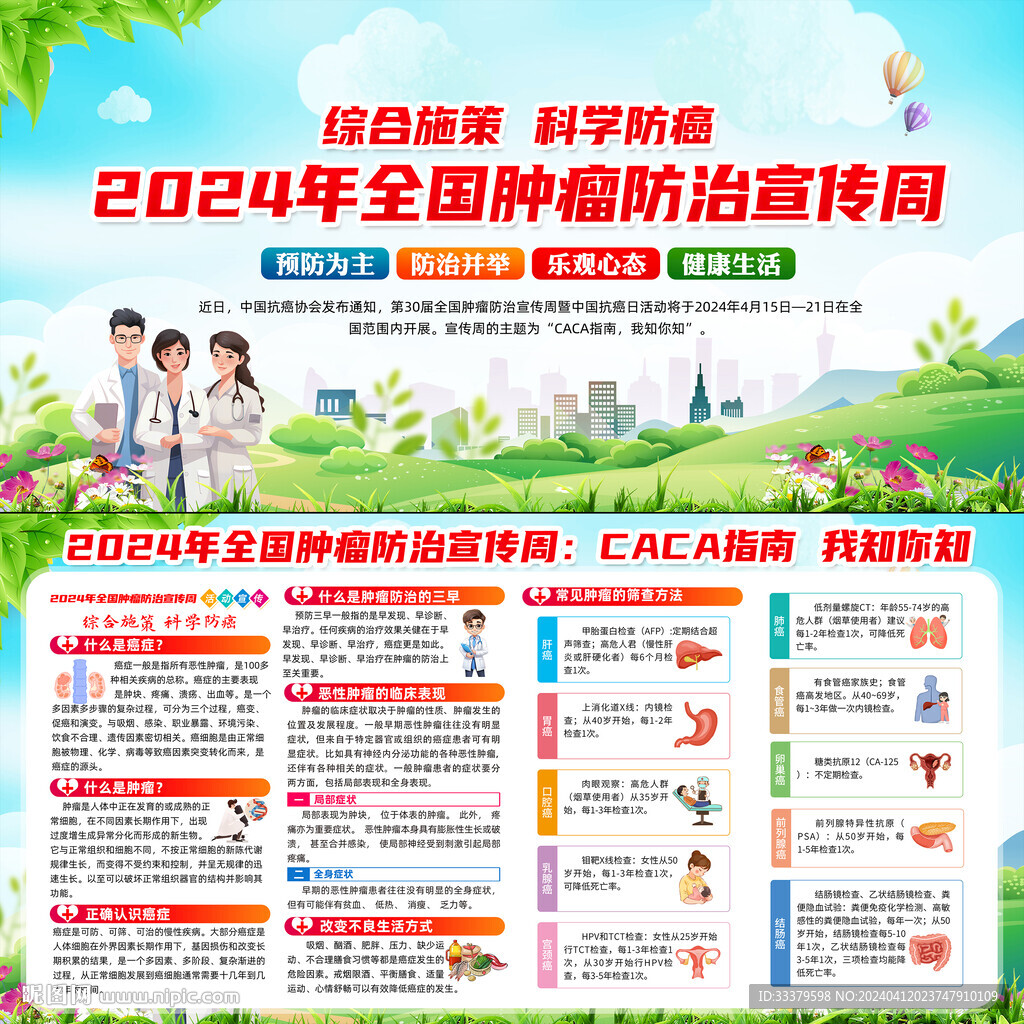全國(guó)腫瘤防治宣傳周