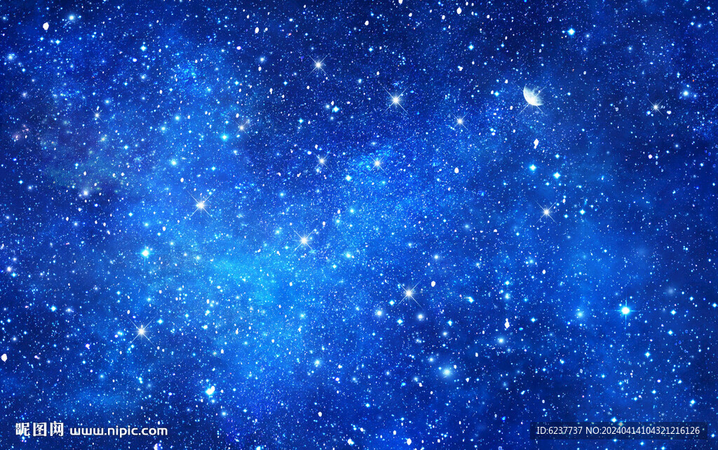 藍色宇宙星空背景