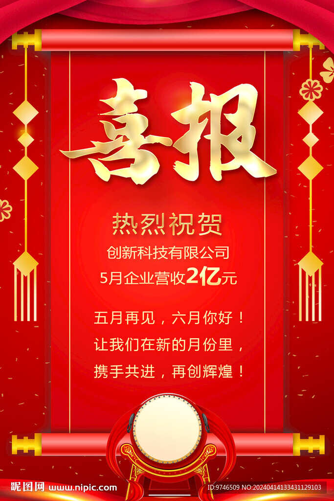 喜報海報