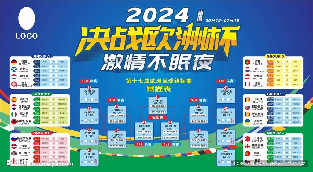 歐洲杯賽事表