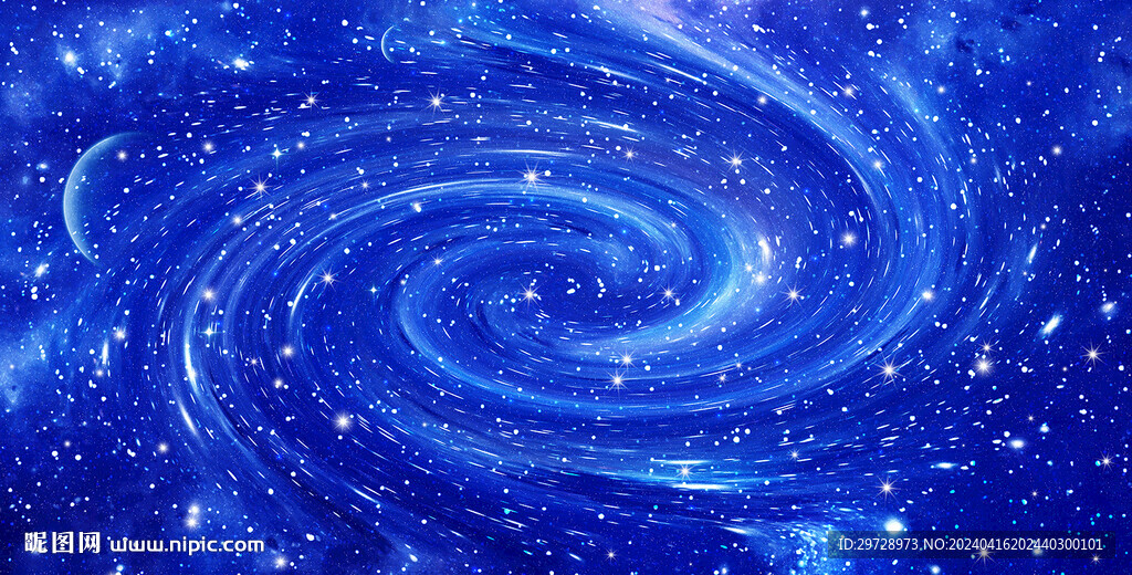 藍色星空旋渦軟膜吊頂