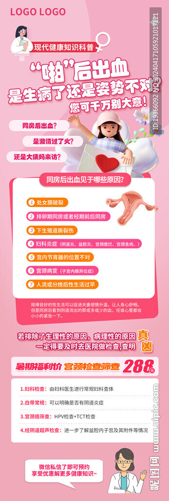 啪后出血 宮頸檢查