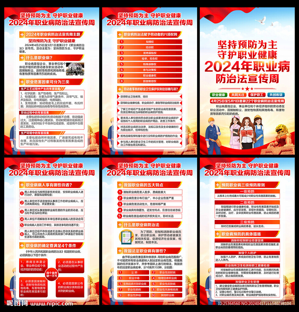 2024職業(yè)病宣傳欄