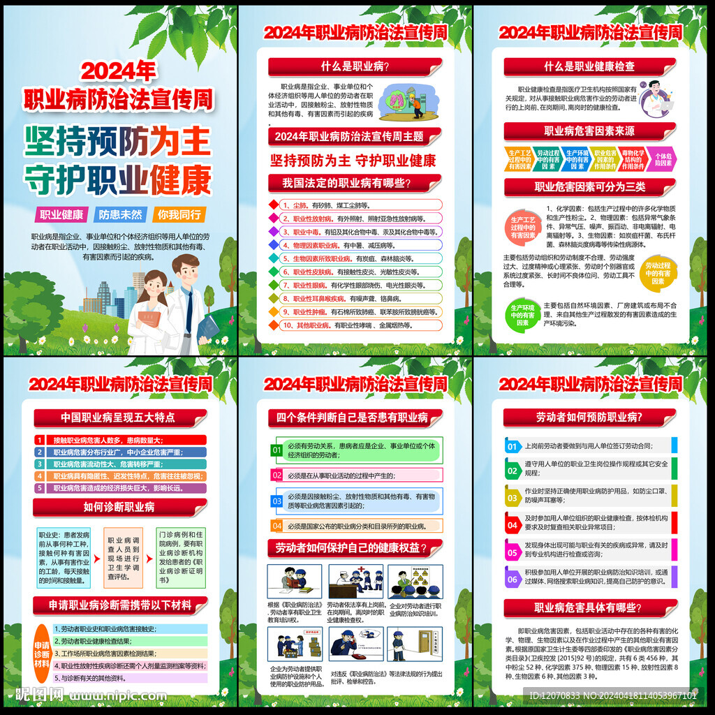 預防職業病宣傳欄
