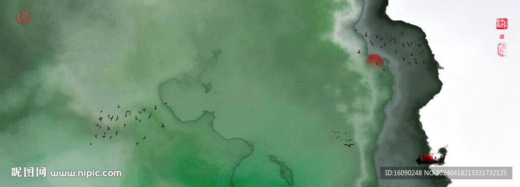 水墨山水壁紙