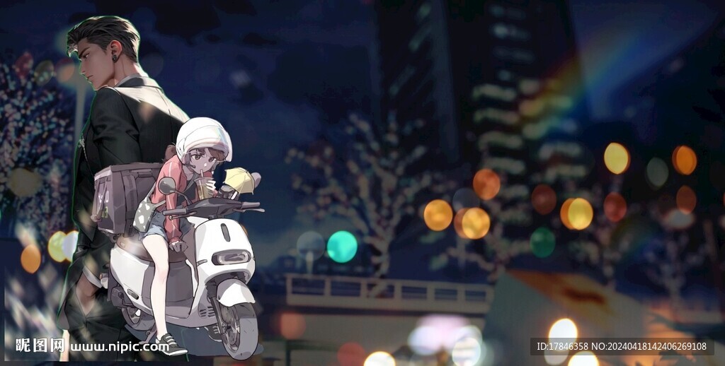 卡通街道背景