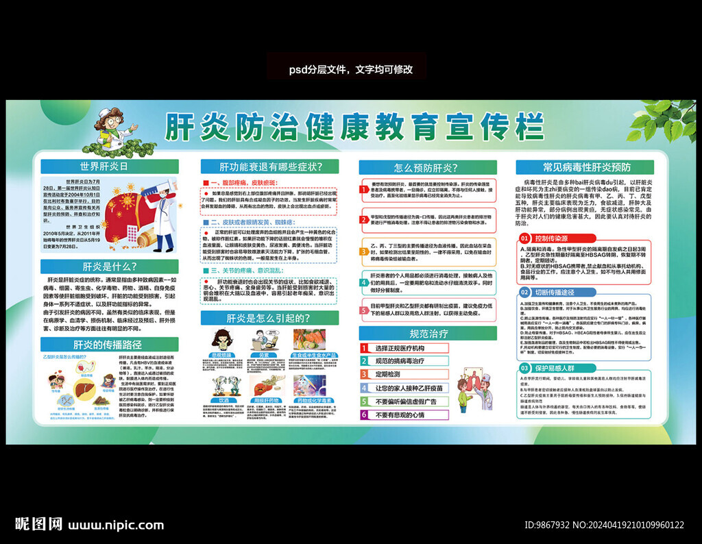 肝炎宣傳欄