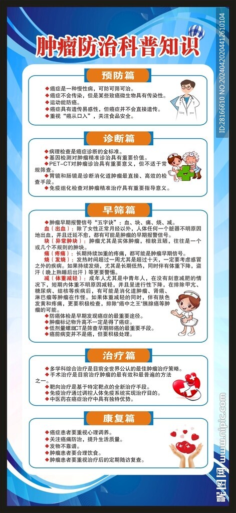全國(guó)腫瘤防治宣傳周展架