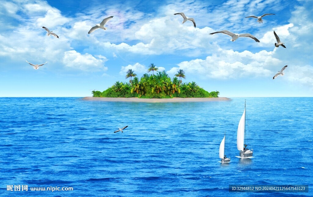 一帆風順海景