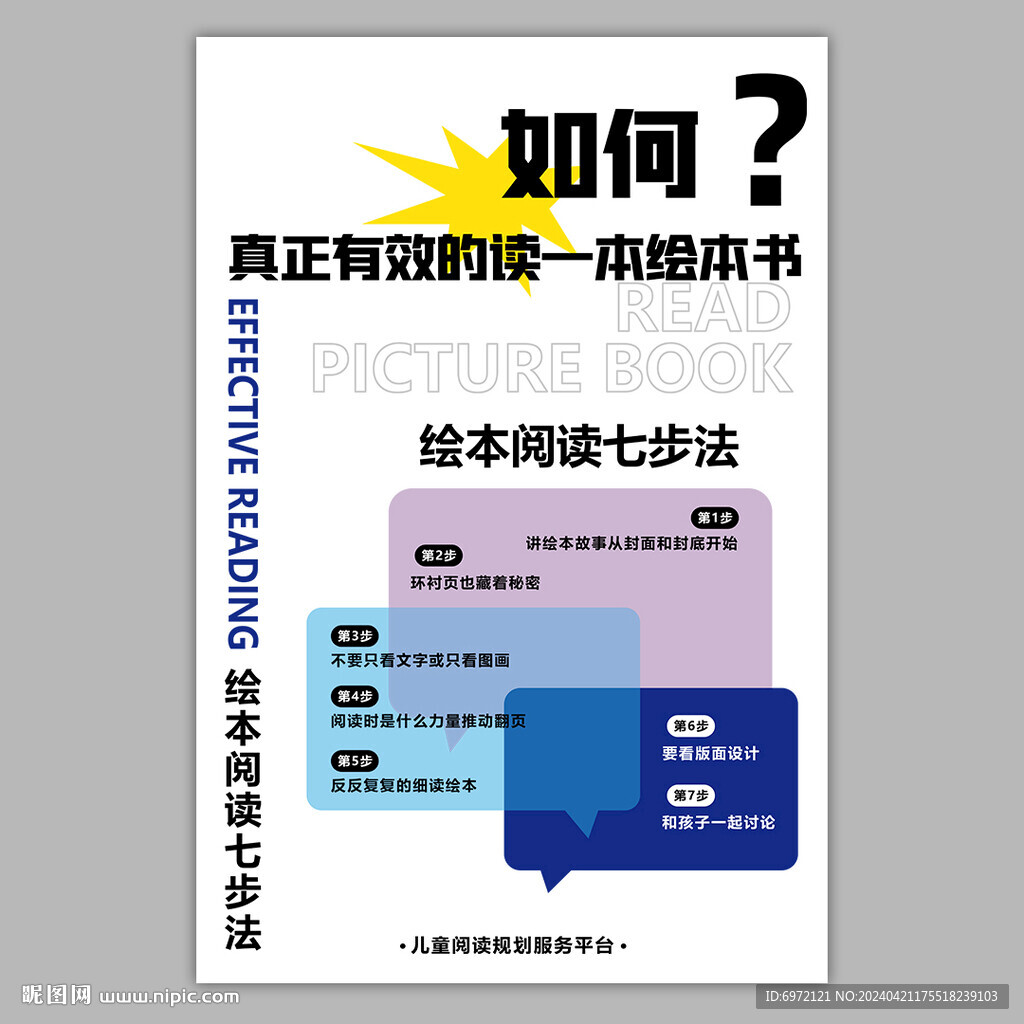 繪本閱讀海報(bào)文化墻