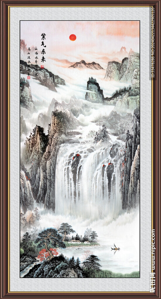 玄關(guān)山水畫(huà)