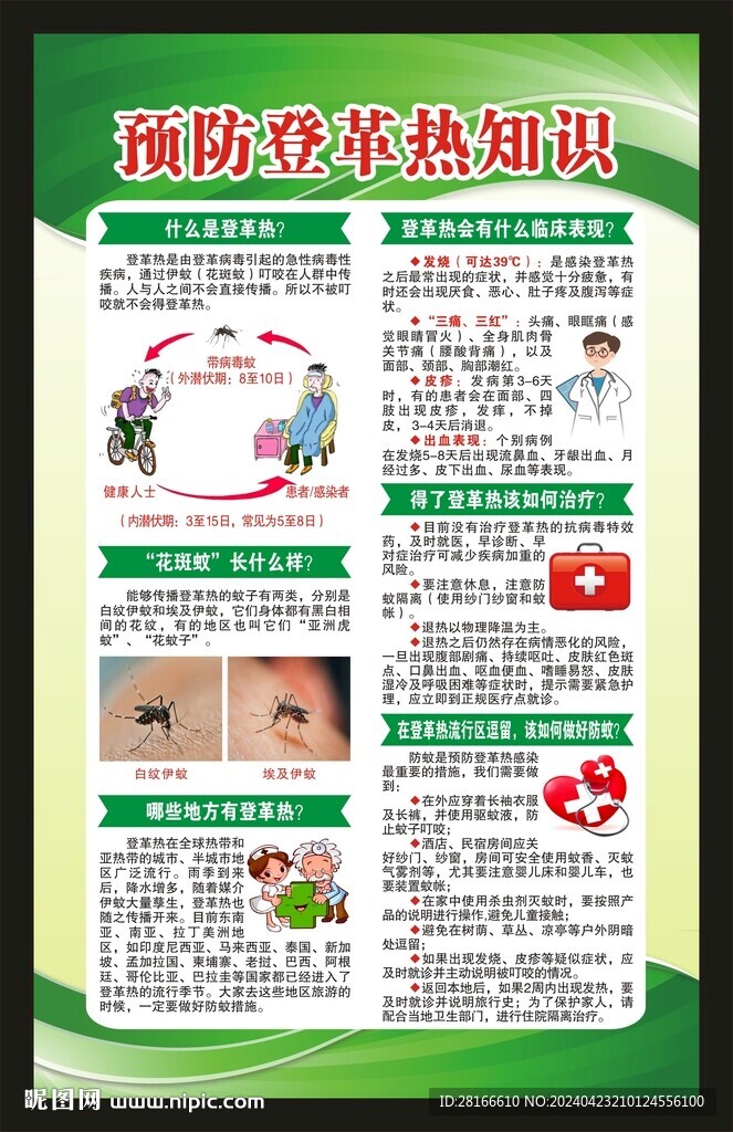 預(yù)防登革熱海報