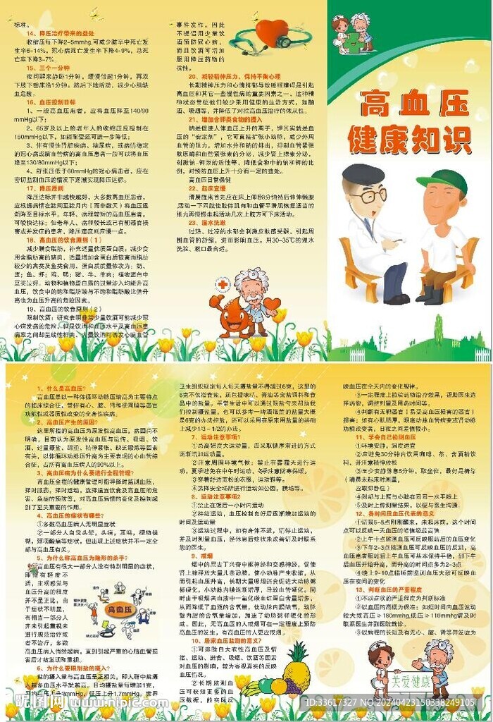 高血壓折頁