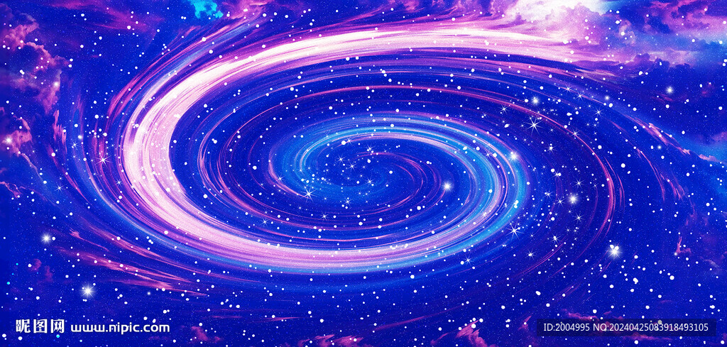 唯美旋渦星空星云