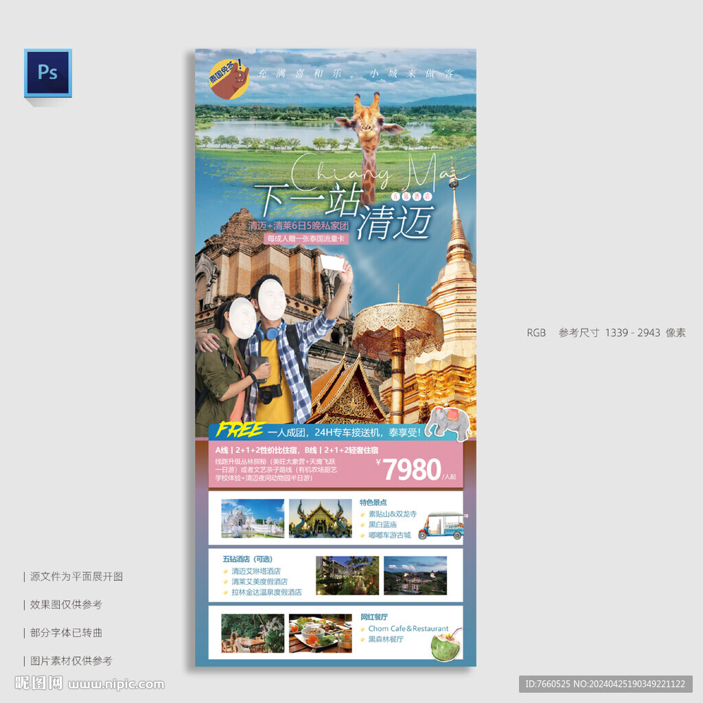 清邁旅游海報(bào)