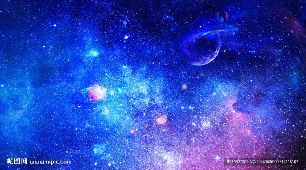 藍(lán)色星空?qǐng)D 
