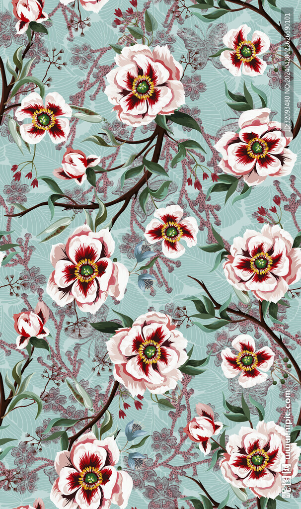 國風(fēng)刺繡花