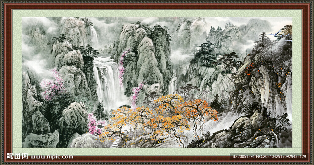 中國(guó)風(fēng)山水 