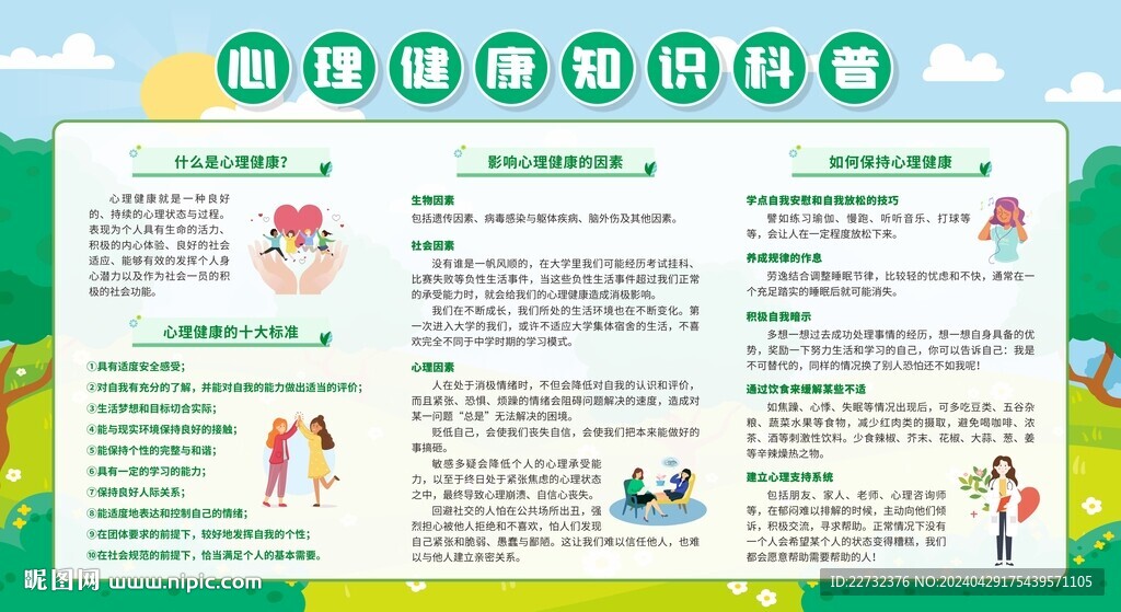心理健康教育宣傳欄