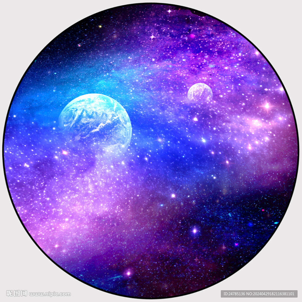 圓形星空軟膜天花