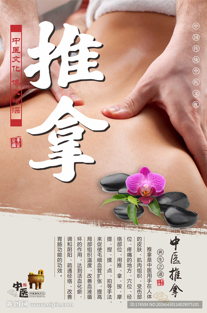 中醫(yī)推拿海報(bào)