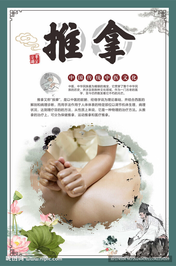 中醫(yī)推拿海報(bào)