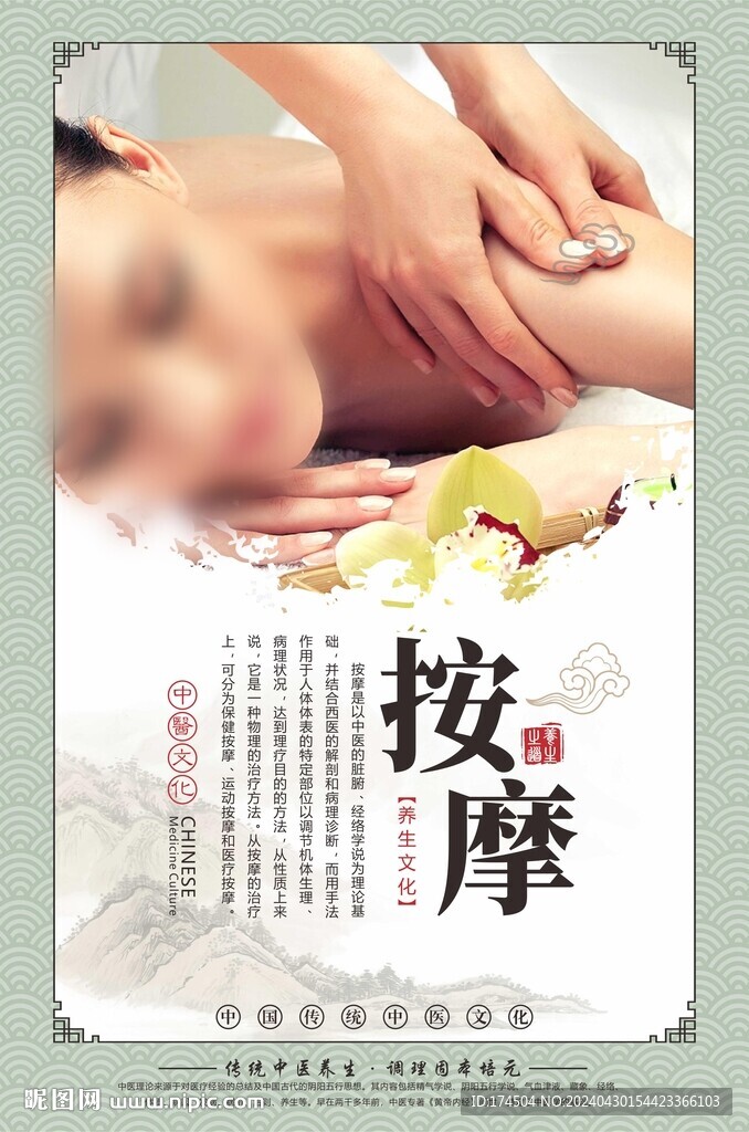 中醫(yī)推拿按摩海報(bào)