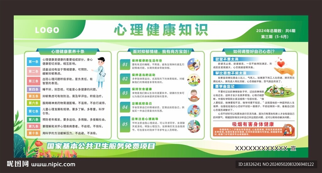 心理健康知識宣傳欄