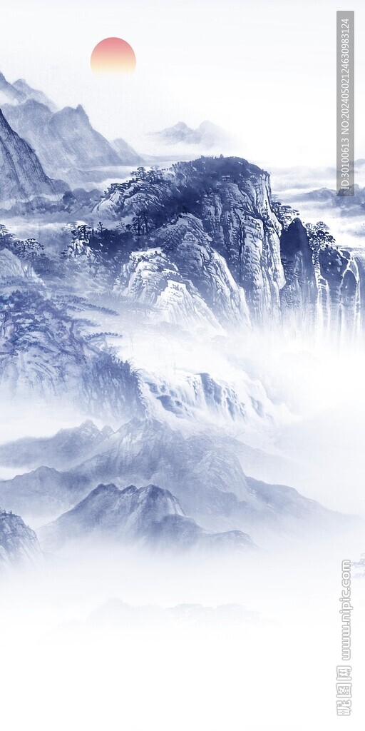 中式 新品玄關(guān)山水 TiF分層