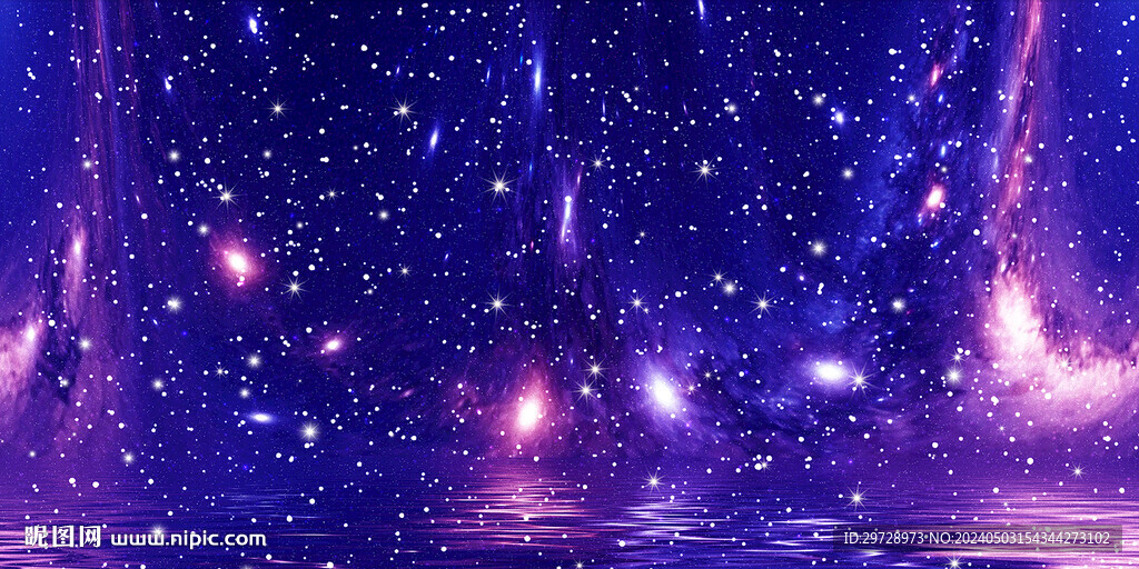紫色宇宙星空