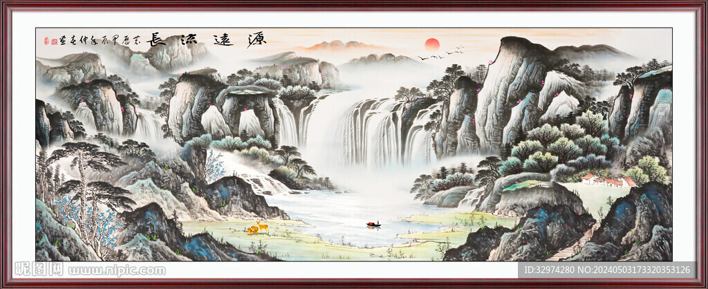 中國(guó)風(fēng)水墨山水