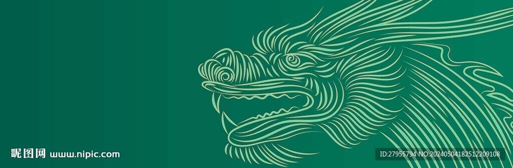 龍抽象繪畫