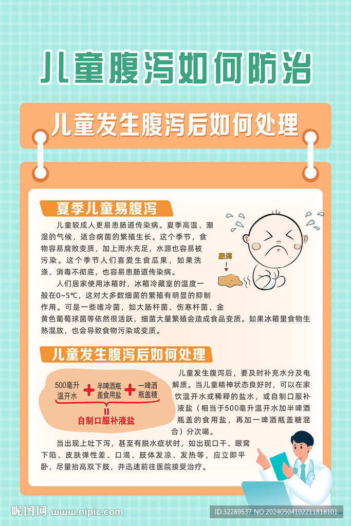 兒童腹瀉防治知識