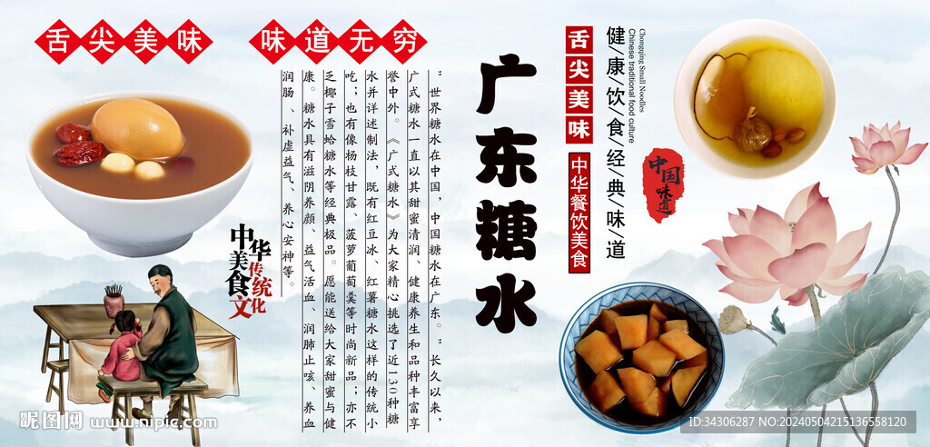 廣東糖水背景墻