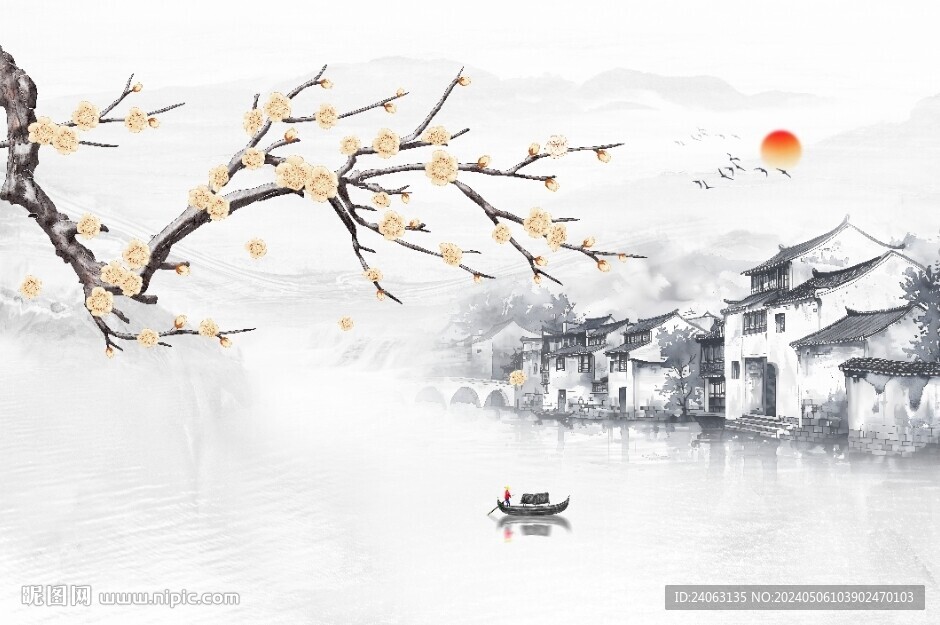 中式花鳥江南